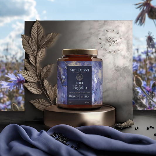 Pot de miel de nigelle d’Égypte