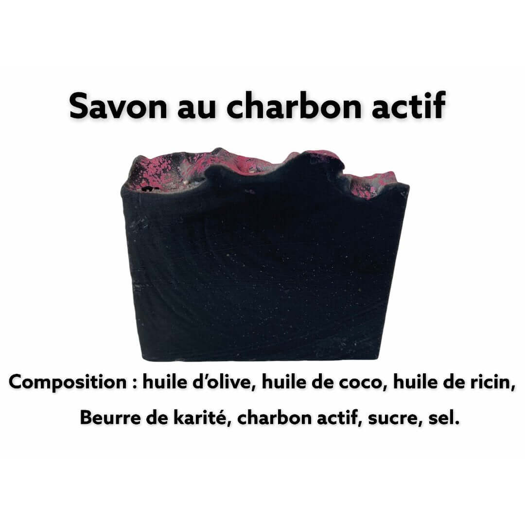 Savon charbon actif