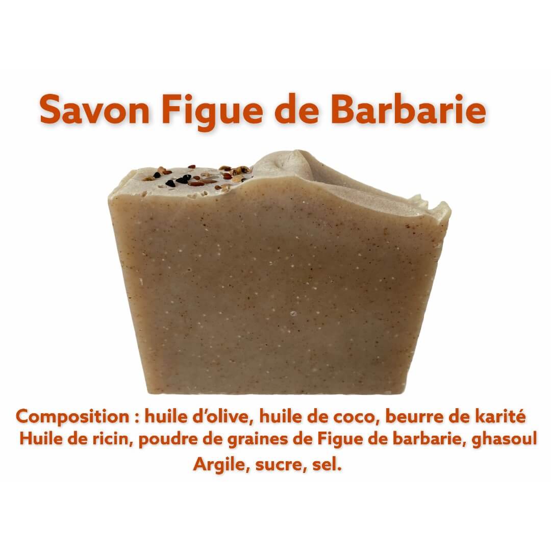 Savon aux graines de figue barbarie