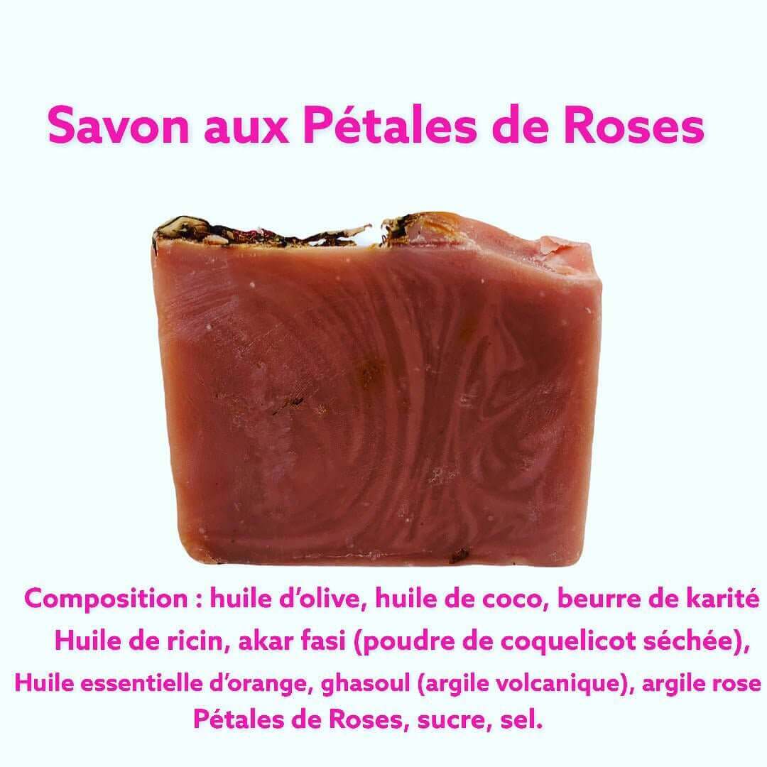 Savon aux pétales de rose